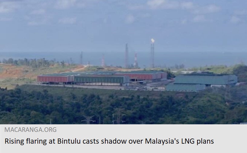 Revealed: The volume of gas flared by Malaysia’s flagship LNG terminal more than tripled over three years